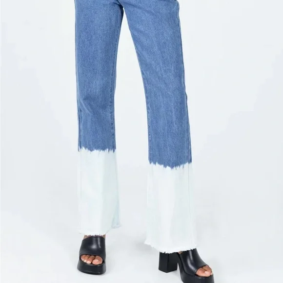 Nwt princess Polly organic ombré slouch jeans - Picture 6 of 6